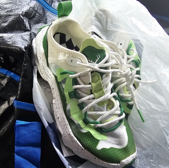 Sorel Alfred Kinetic Breakthru Tech Lace Zapatilla para mujer Verde Talla 5 - Picture 9 of 10